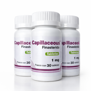 Finasterida 1 mg Capillaceous – Combo 3 meses, 3 frascos de 30 tabletas