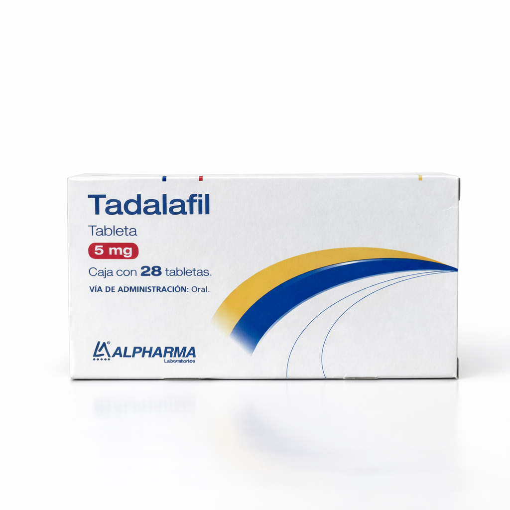 Tadalafil 5 mg 28 tabletas